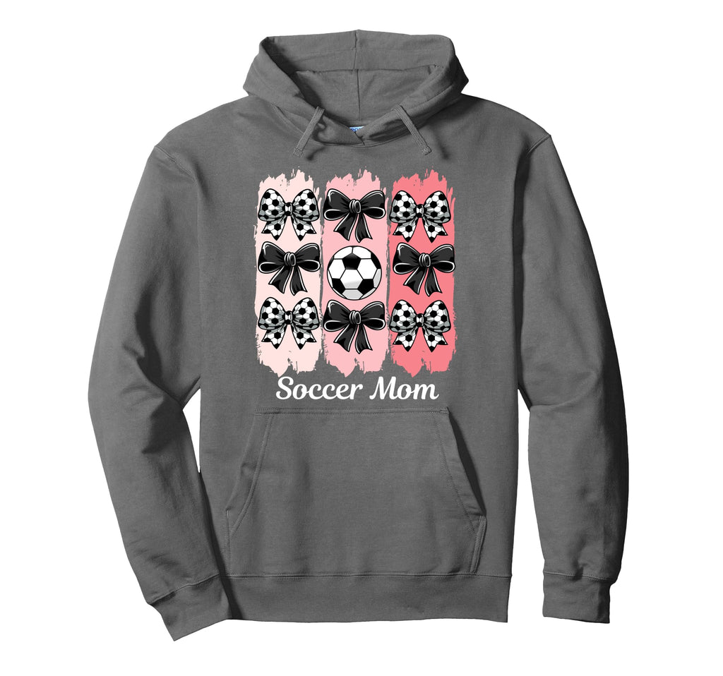 Soccer Mom Coquette Bow Soccer Mom Hoodie - Minimalist Print Men Women - T-Shirt, Sweatshirt, Hoodie