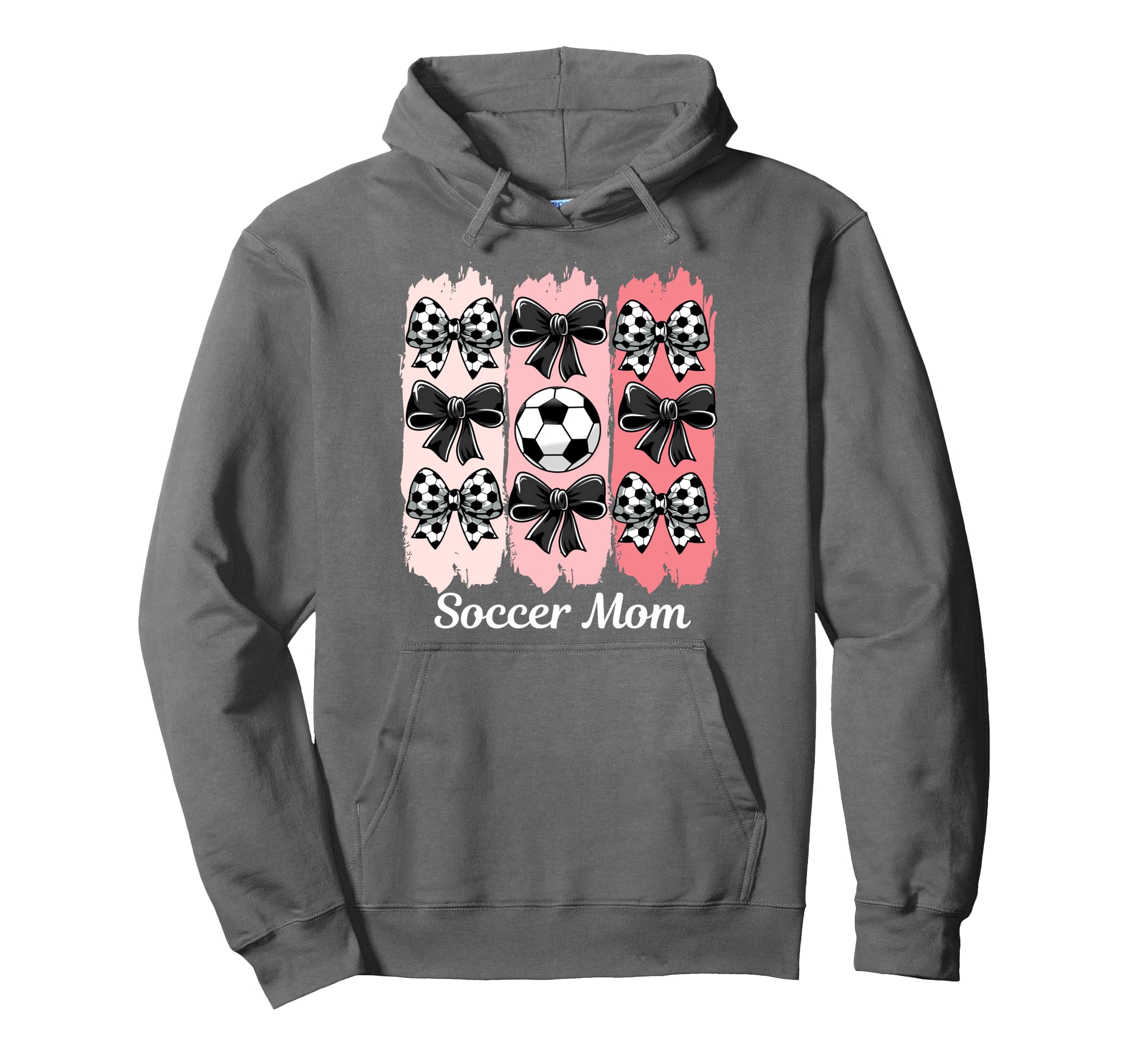 Soccer Mom Coquette Bow Soccer Mom Hoodie - Minimalist Print Men Women - T-Shirt, Sweatshirt, Hoodie