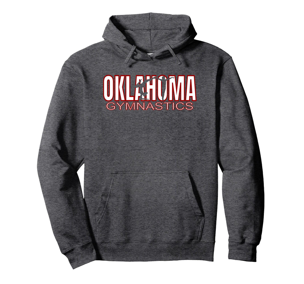 Oklahoma Gymnastics Competition Hoodie - Minimalist Print for Adults - T-Shirt, Sweatshirt, Hoodie