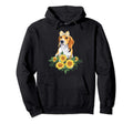 Beagle Sunflower Funny Beagle Lover Hoodie - Trendy Graphic for Adults - T-Shirt, Sweatshirt, Hoodie