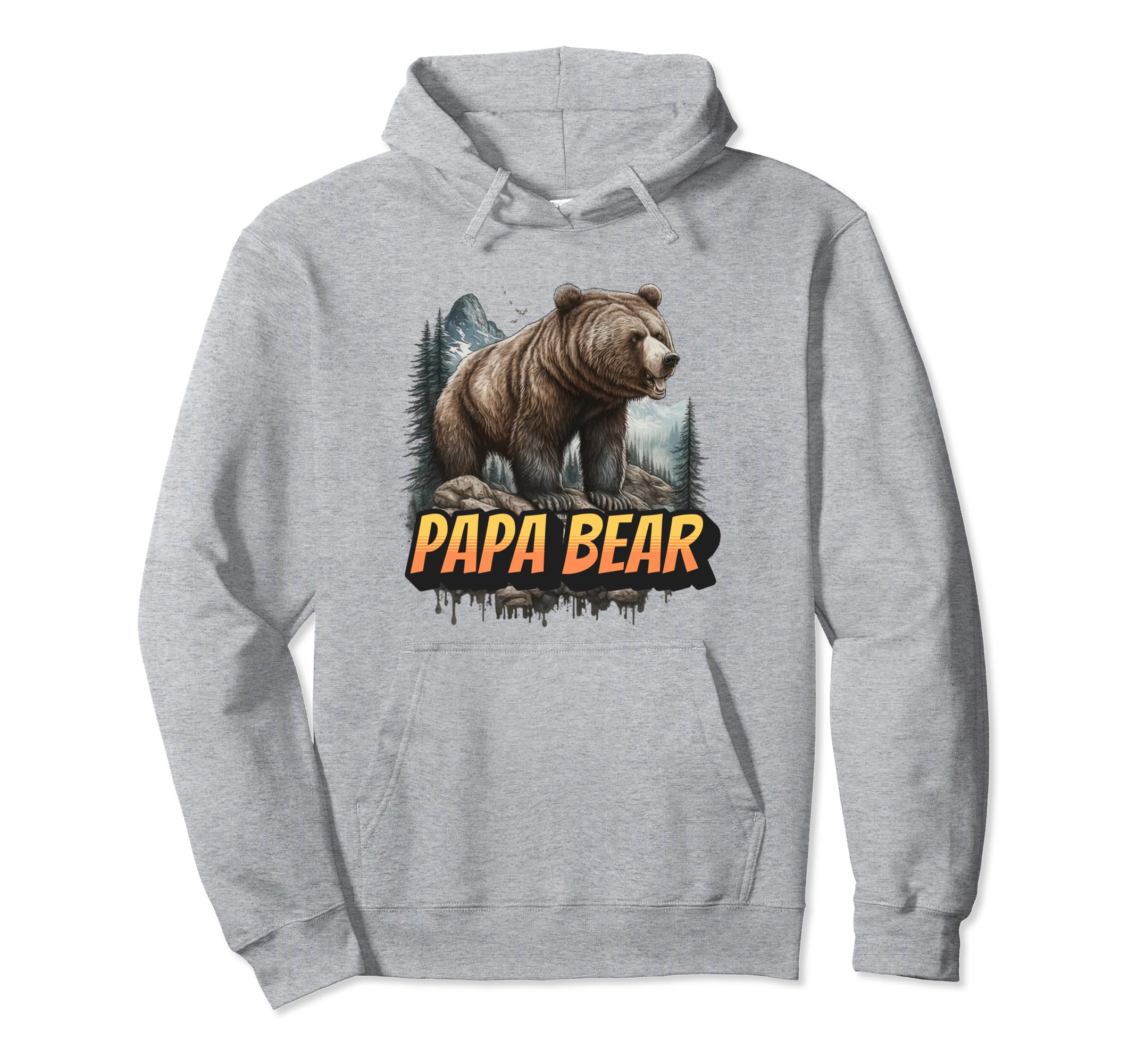 Papa Bear Funny Dad Hoodie - Fun Novelty Design Unisex - T-Shirt, Sweatshirt, Hoodie