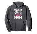 Funny Cheerleading Mom Soccer And Hoodie - Minimalist Print for Adults - T-Shirt, Sweatshirt, Hoodie