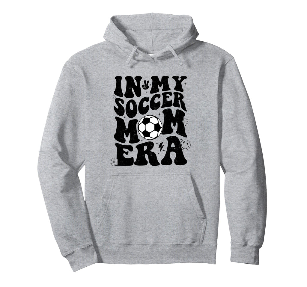 Groovy My Soccer Mom Era Funny Hoodie - Novelty Apparel for Adults - T-Shirt, Sweatshirt, Hoodie