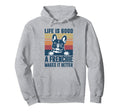 Frenchie Gifts Frenchie Dad Mom French Hoodie - Trendy Graphic Unisex - T-Shirt, Sweatshirt, Hoodie