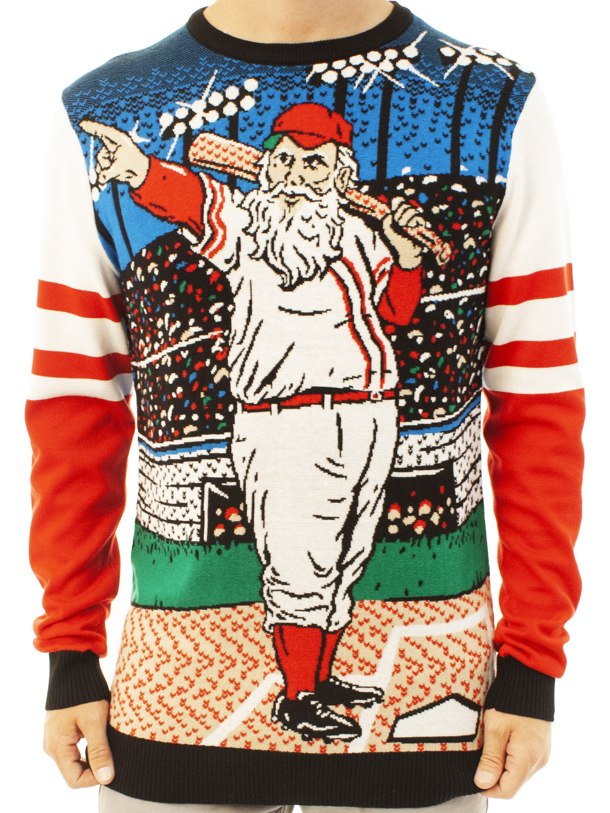 Baseball Santa | For Men & Women | Unisex Sizing Ugly Christmas Sweater - Holiday Gift product image 2