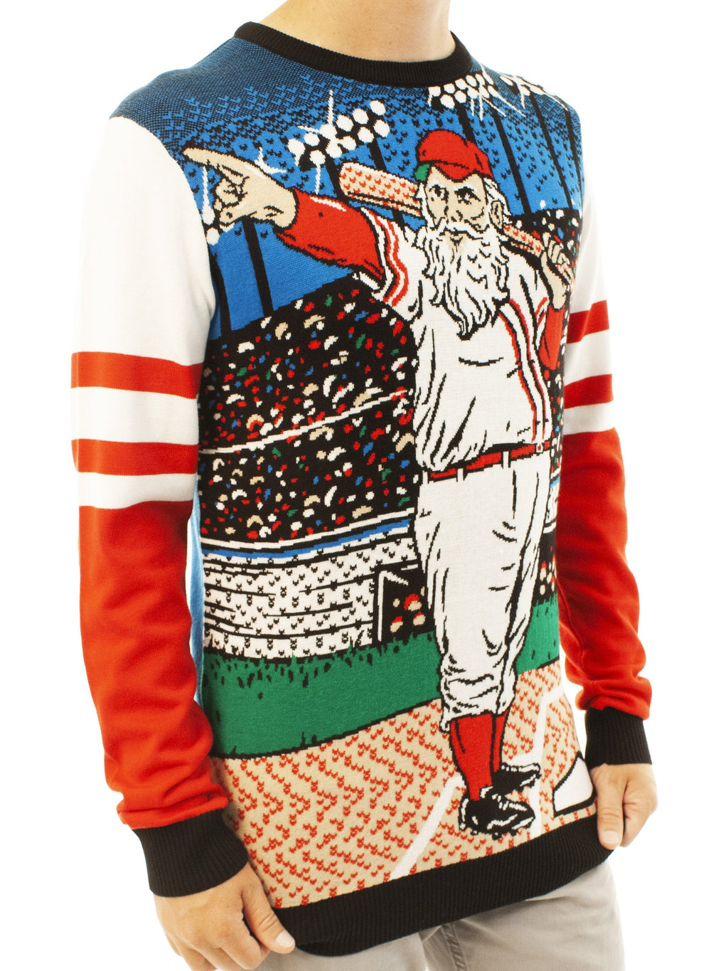 Baseball Santa | For Men & Women | Unisex Sizing Ugly Christmas Sweater - Holiday Gift product image 4
