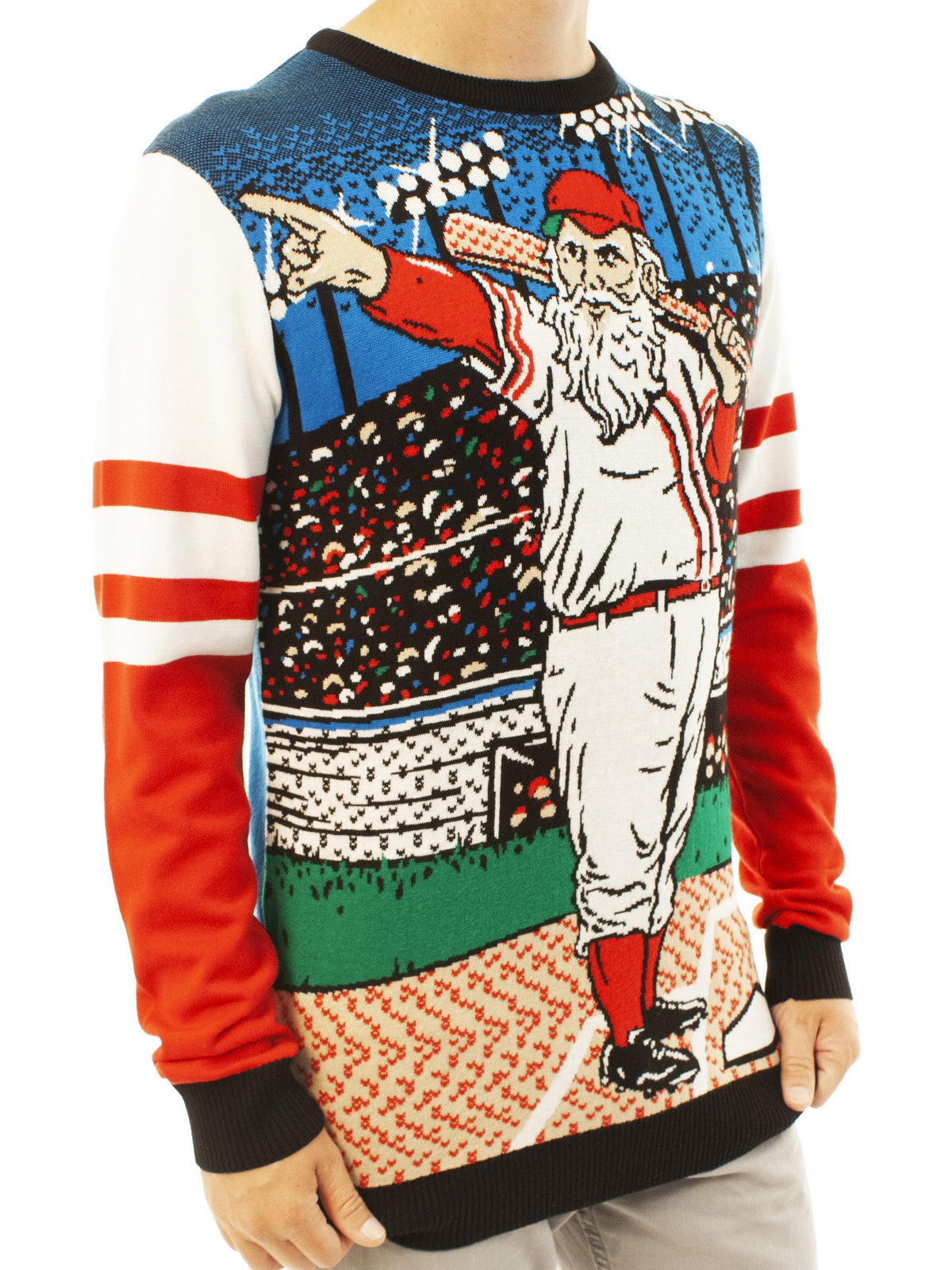 Baseball Santa | For Men & Women | Unisex Sizing Ugly Christmas Sweater - Holiday Gift product image 4