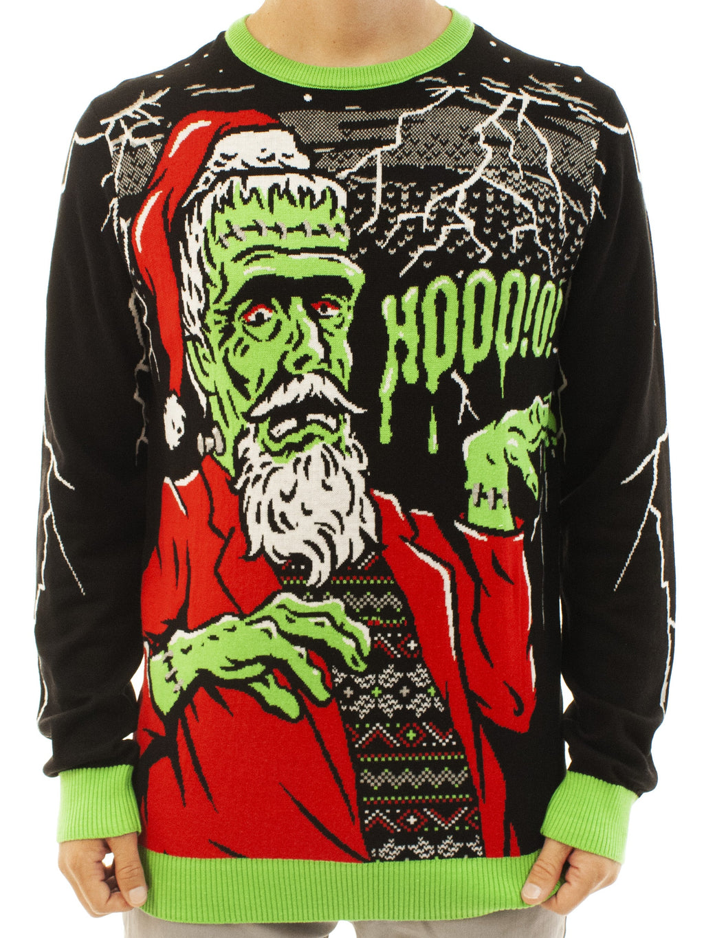 Franken Santa | For Men & Women | Unisex Sizing Ugly Christmas Sweater - Holiday Gift product image 2