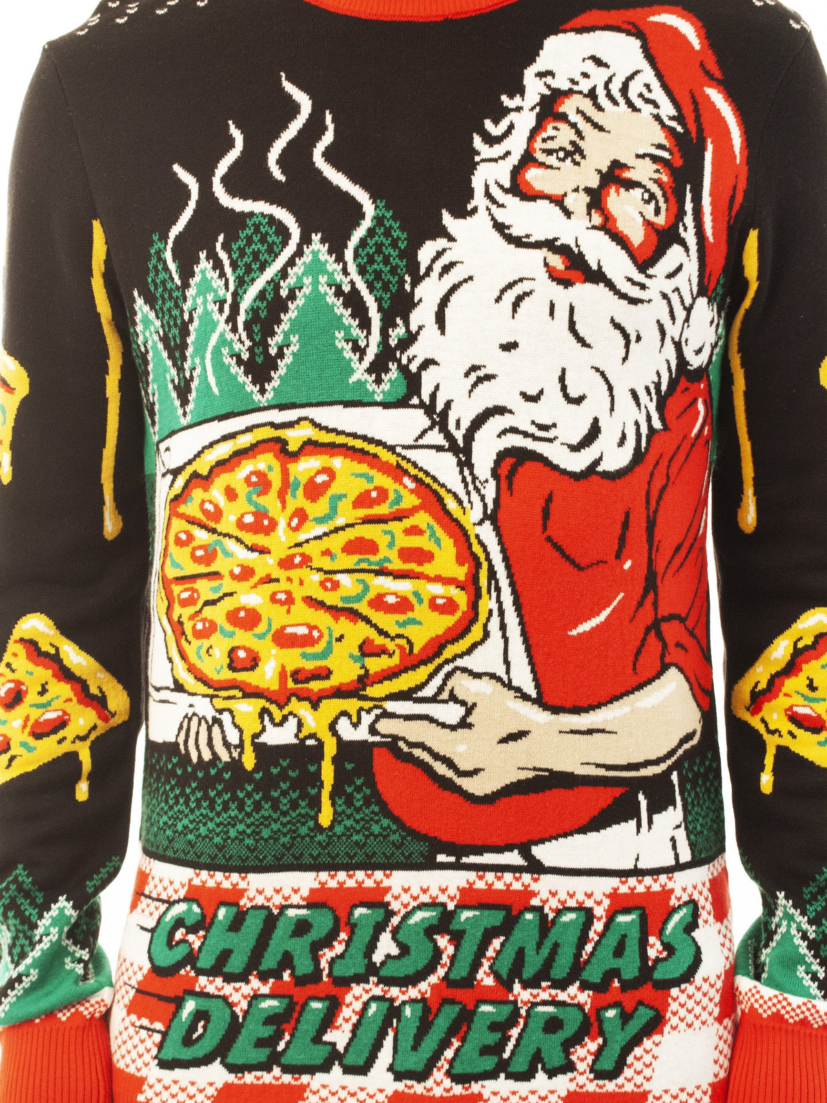 Pizza Delivery Santa | For Men & Women | Unisex Sizing Ugly Christmas Sweater - Holiday Gift product image 3
