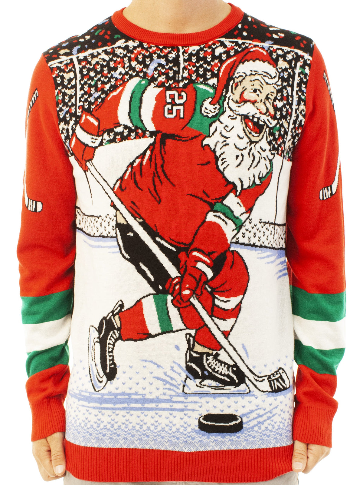 Hockey Santa | For Men & Women | Unisex Sizing Ugly Christmas Sweater - Holiday Gift product image 2