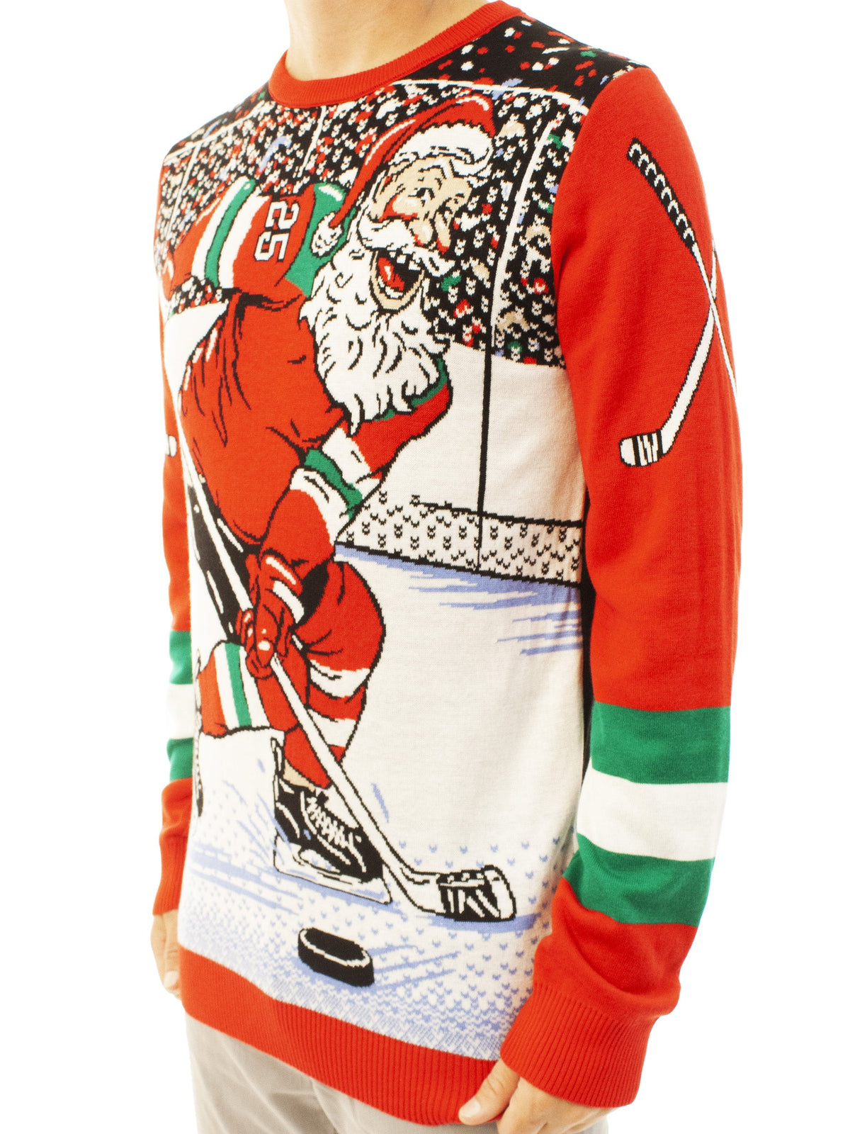 Hockey Santa | For Men & Women | Unisex Sizing Ugly Christmas Sweater - Holiday Gift product image 4