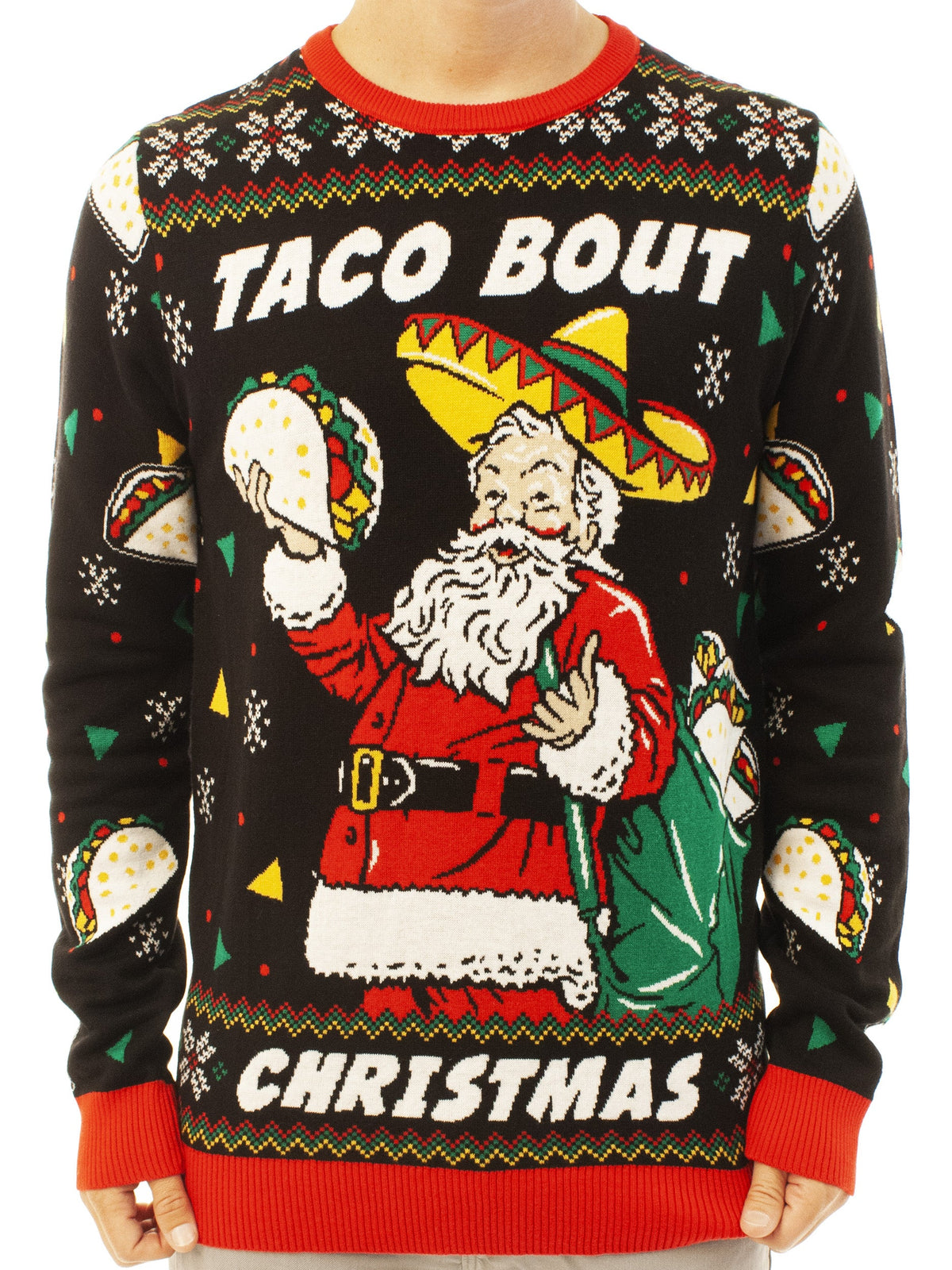 Taco Bout Christmas | For Men & Women | Unisex Sizing Ugly Christmas Sweater - Holiday Gift product image 2