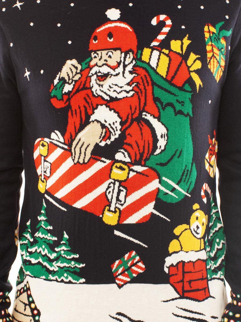 Skateboard Santa | For Men & Women | Unisex Sizing Ugly Christmas Sweater - Holiday Gift product image 3