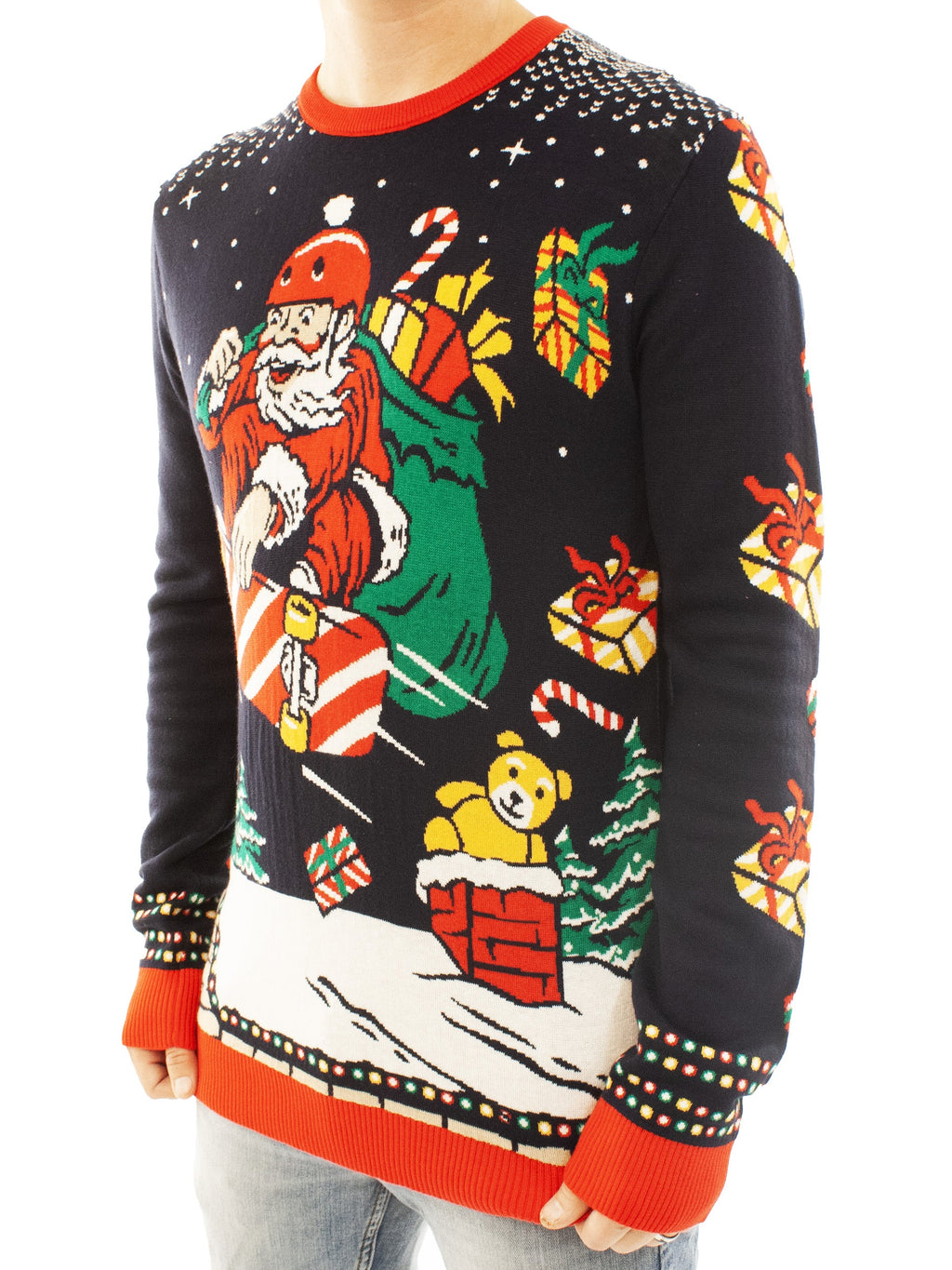 Skateboard Santa | For Men & Women | Unisex Sizing Ugly Christmas Sweater - Holiday Gift product image 4