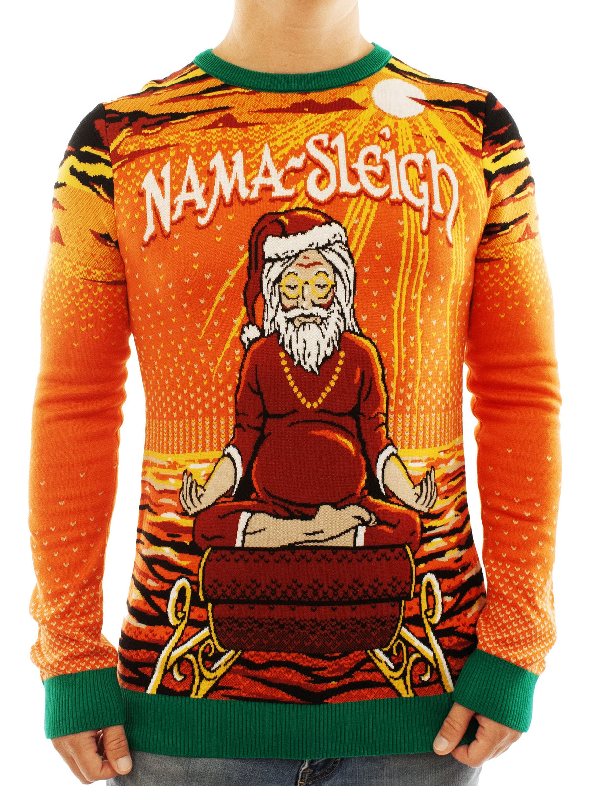 Nama-Sleigh | For Men & Women | Unisex Sizing Ugly Christmas Sweater - Holiday Gift product image 2