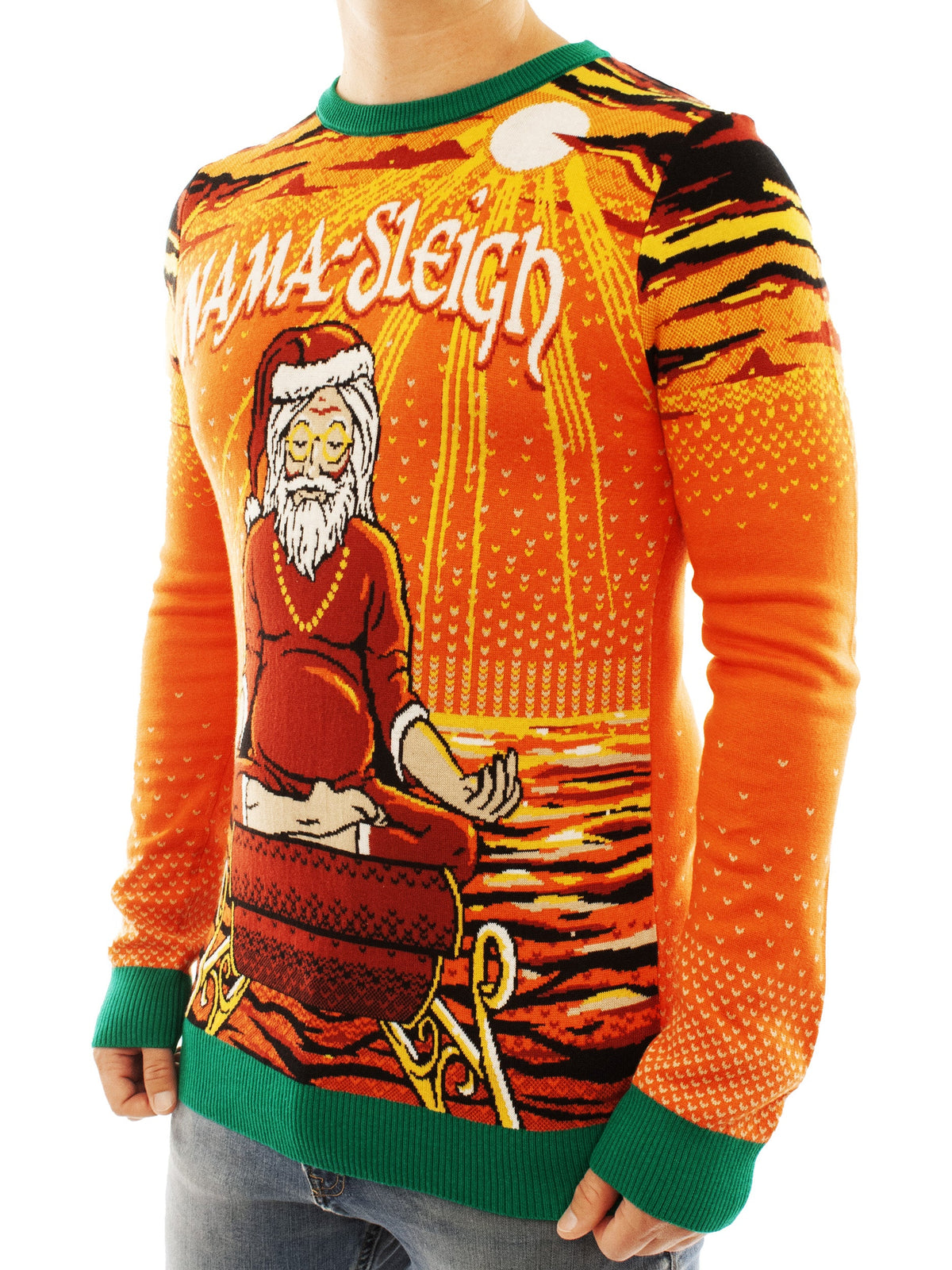 Nama-Sleigh | For Men & Women | Unisex Sizing Ugly Christmas Sweater - Holiday Gift product image 4