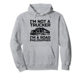 Trucker Driving Dad Trucker Father Hoodie - Custom Art Print Men Women - T-Shirt, Sweatshirt, Hoodie