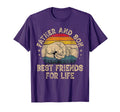 Father And Son Best Friends Life Fathers T-Shirt - Graphic Print Men Women - T-Shirt, Sweatshirt, Hoodie