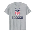 United States Soccer Icon Gray T-Shirt - Casual Everyday Wear for Adults - T-Shirt, Sweatshirt, Hoodie