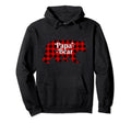 Papa Bear Matching Family Red Plaid Pajama Hoodie - Novelty Apparel Unisex - T-Shirt, Sweatshirt, Hoodie