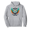 Soccer Papa Family Matching Dad Hoodie - Casual Everyday Wear Unisex - T-Shirt, Sweatshirt, Hoodie