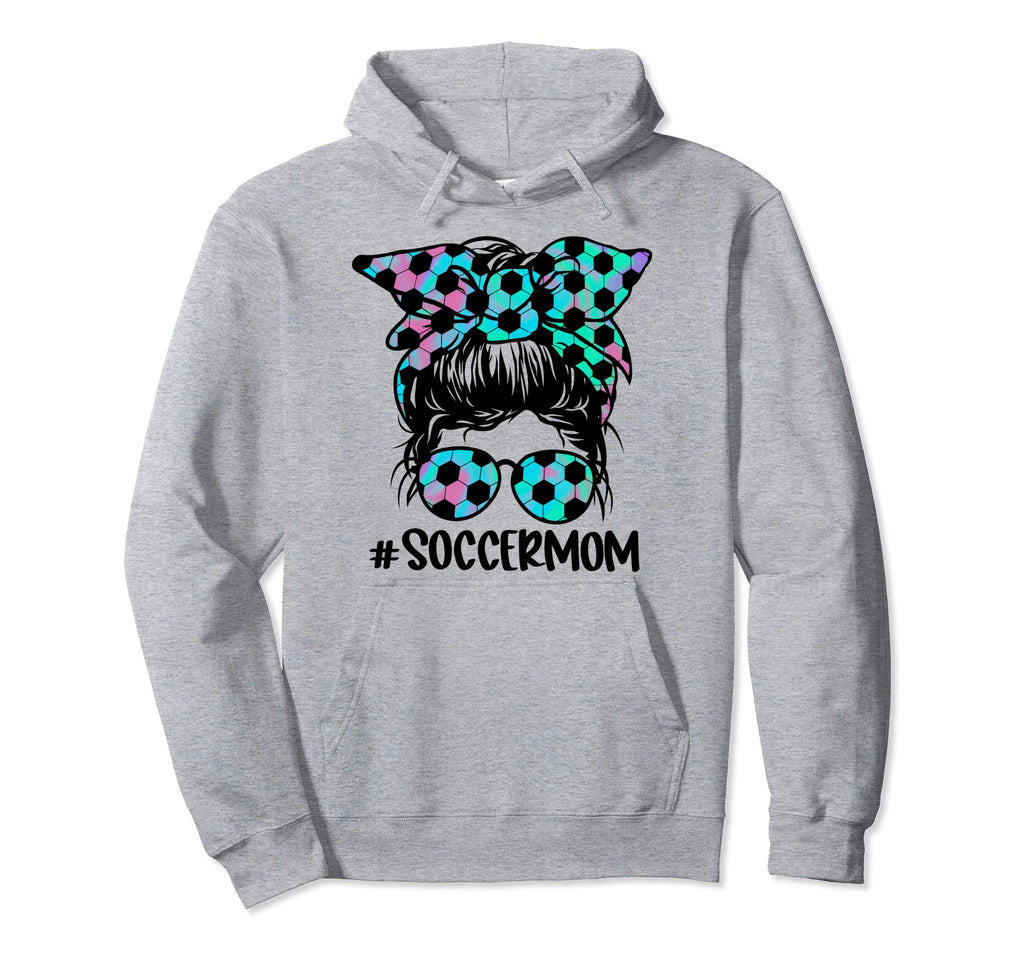 Tie Dye Soccer Mom Funny Rainbow Messy Hoodie - Minimalist Print Unisex - T-Shirt, Sweatshirt, Hoodie
