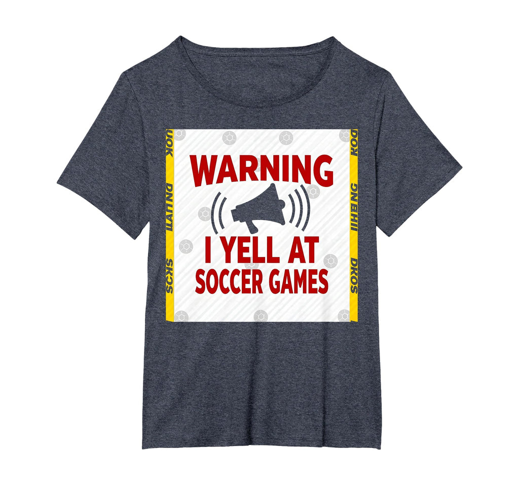 Warning I Yell Soccer Games Enthusiastic T-Shirt - Streetwear Style Unisex - T-Shirt, Sweatshirt, Hoodie