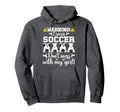 Crazy Soccer Nana Grandma Nana Soccer Hoodie - Trendy Graphic Unisex - T-Shirt, Sweatshirt, Hoodie