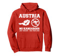 Austria No Kangaroos Just Soccer 2026 Hoodie - Custom Art Print for Adults - T-Shirt, Sweatshirt, Hoodie