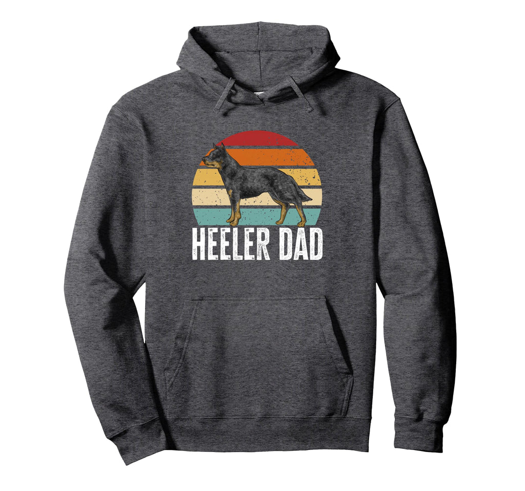 Blue Heeler Dad Australian Cattle Hoodie - Fun Novelty Design Men Women - T-Shirt, Sweatshirt, Hoodie