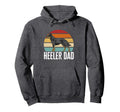 Blue Heeler Dad Australian Cattle Hoodie - Fun Novelty Design Men Women - T-Shirt, Sweatshirt, Hoodie
