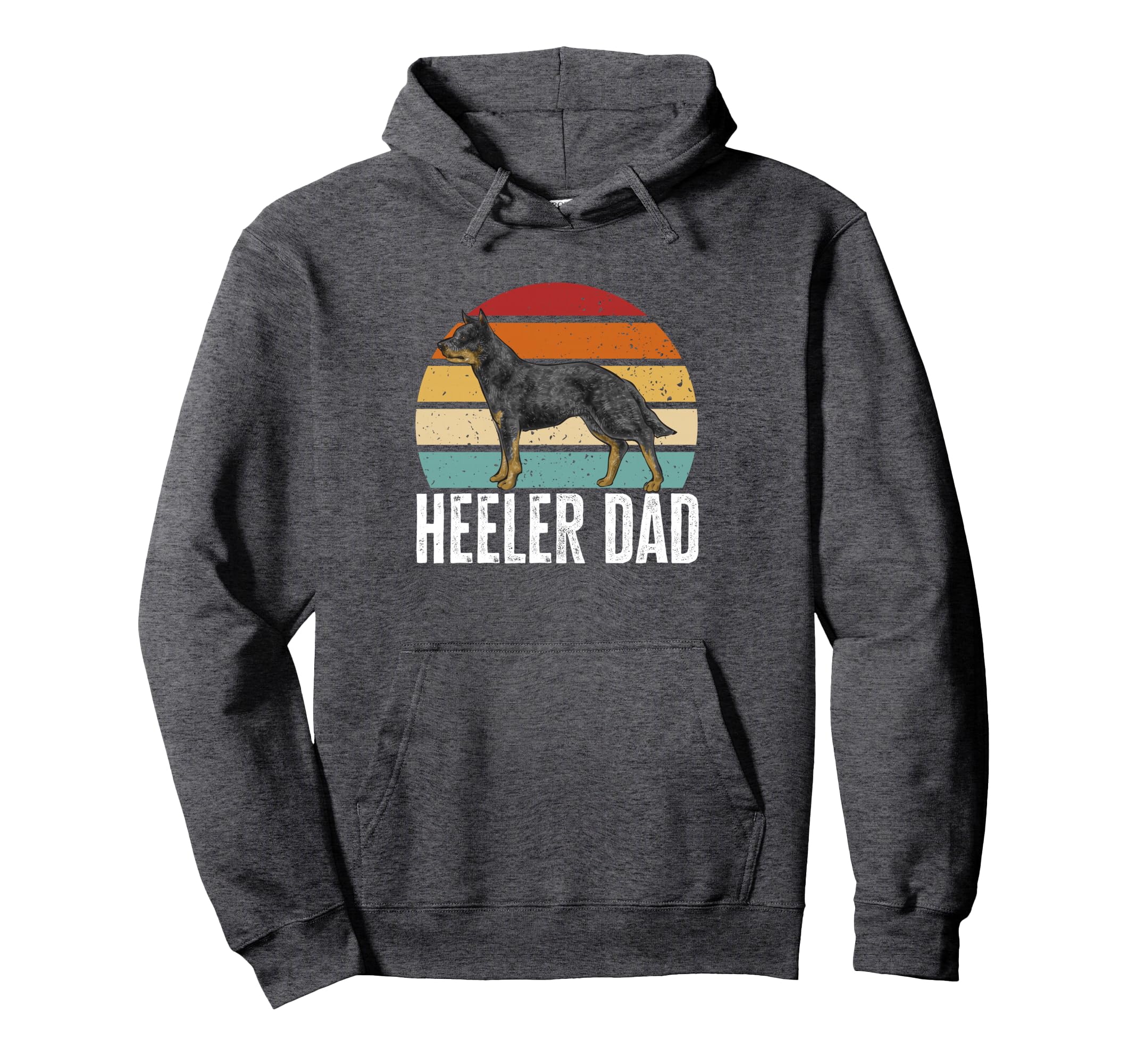 Blue Heeler Dad Australian Cattle Hoodie - Fun Novelty Design Men Women - T-Shirt, Sweatshirt, Hoodie