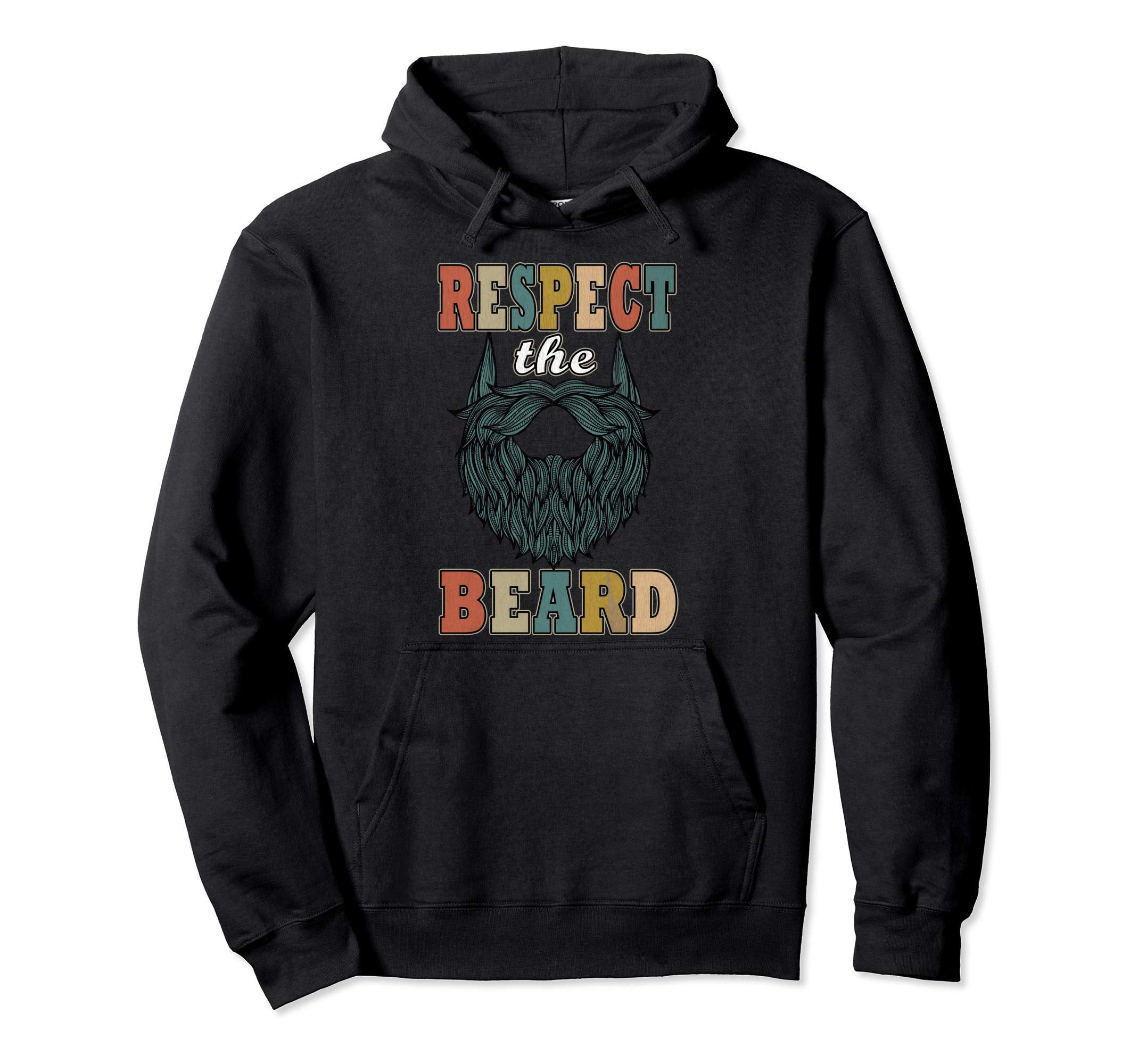 Beard Shirts Respect Beard Gift Hoodie - Casual Everyday Wear for Adults - T-Shirt, Sweatshirt, Hoodie