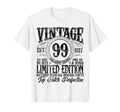 99 Year Old Gifts 1927 99Th Birthday T-Shirt - Aesthetic Graphic for Adults - T-Shirt, Sweatshirt, Hoodie
