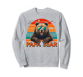 Papa Bear Sunglasses Funny Bear Dad Sweatshirt - Unique Graphic Men Women - T-Shirt, Sweatshirt, Hoodie