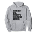 Husband Dad Grandpa Paintball Legend Hoodie - Custom Art Print for Adults - T-Shirt, Sweatshirt, Hoodie