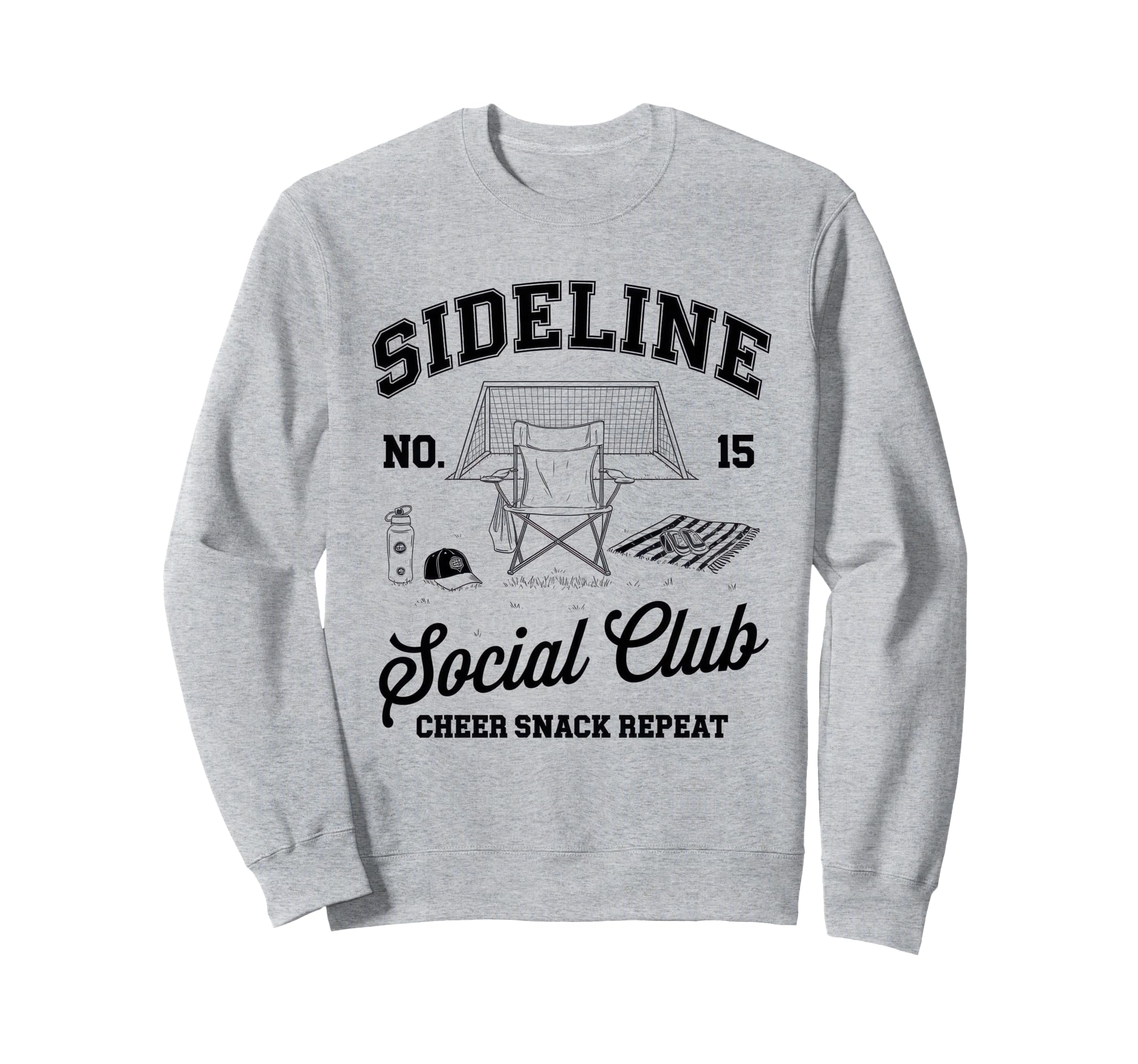 Sideline Social Club Soccer Sweatshirt - Casual Everyday Wear Men Women - T-Shirt, Sweatshirt, Hoodie