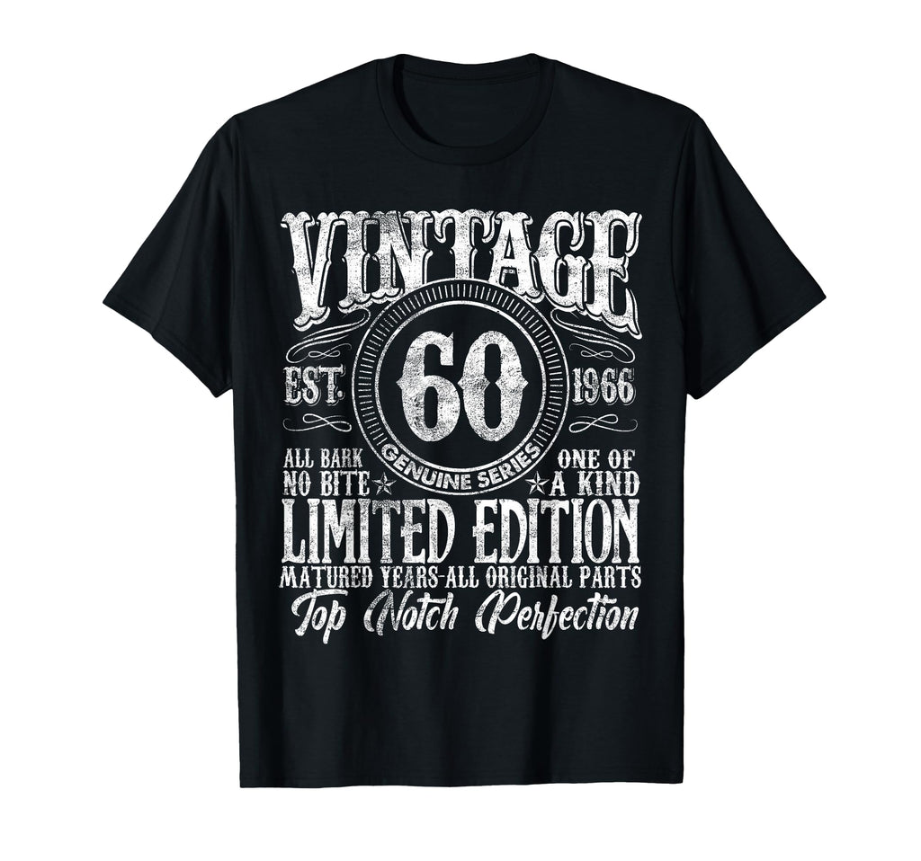 60 Year Old Gifts 1966 60Th Birthday T-Shirt - Trendy Graphic for Adults - T-Shirt, Sweatshirt, Hoodie