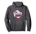 Womens Soccer Soccer Ball Hoodie - Custom Art Print Unisex - T-Shirt, Sweatshirt, Hoodie