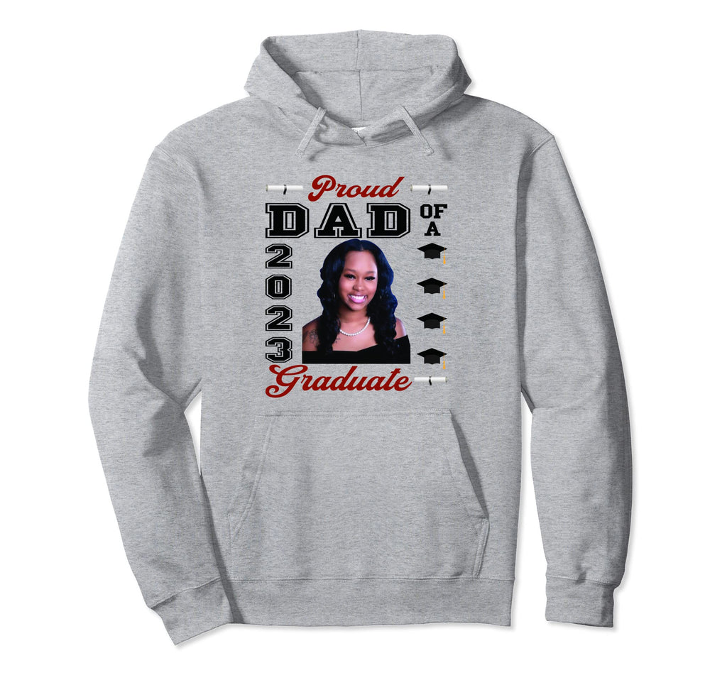 Mia Proud Dad 2023 Graduate Hoodie - Fun Novelty Design Men Women - T-Shirt, Sweatshirt, Hoodie