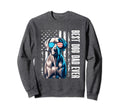 Weimaraner Dog Best Dog Dad Ever Sweatshirt - Casual Everyday Wear Unisex - T-Shirt, Sweatshirt, Hoodie