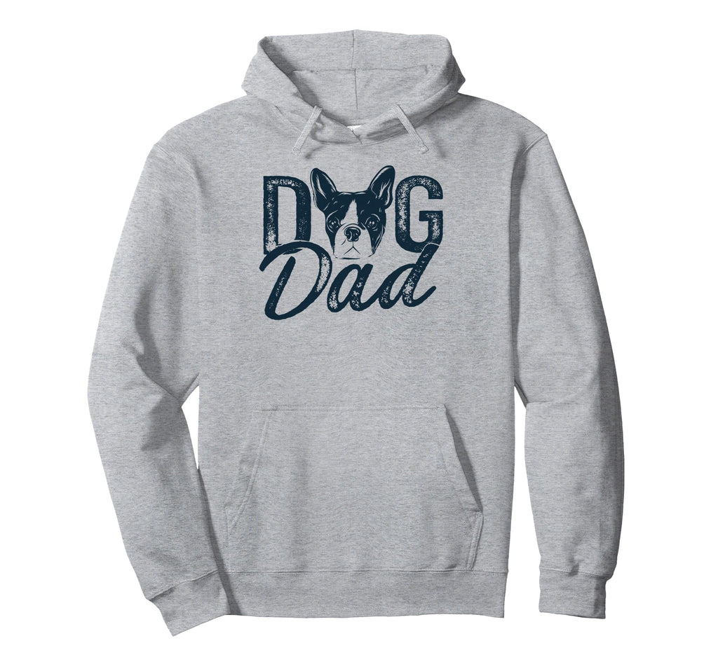 Boston Terrier Dad Dog Fathers Sweatshirt - Custom Art Print for Adults - T-Shirt, Sweatshirt, Hoodie