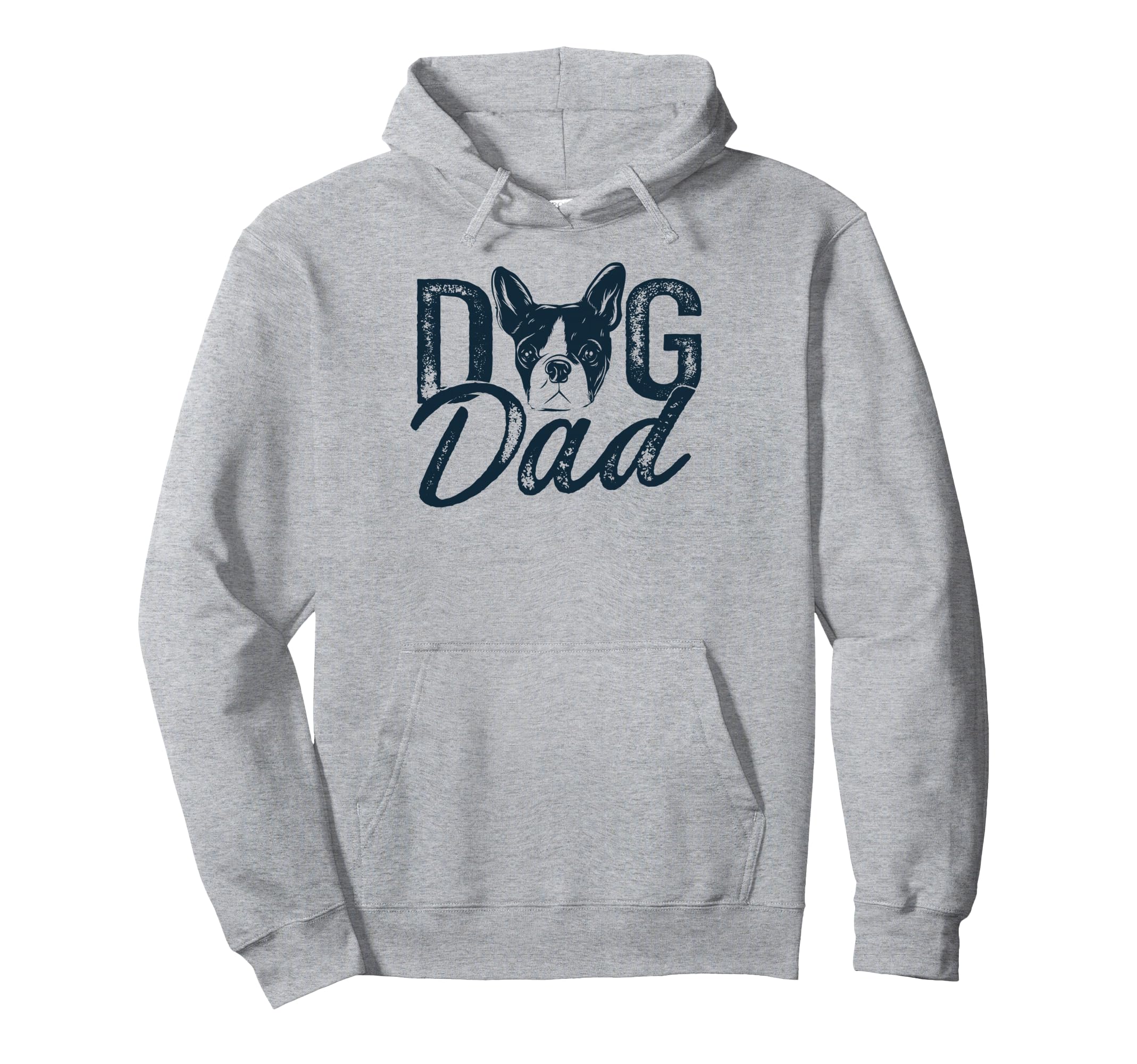 Boston Terrier Dad Dog Fathers Sweatshirt - Custom Art Print for Adults - T-Shirt, Sweatshirt, Hoodie