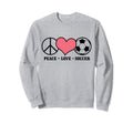 Soccer Player Coach Sports Peace Sweatshirt - Unique Graphic for Adults - T-Shirt, Sweatshirt, Hoodie