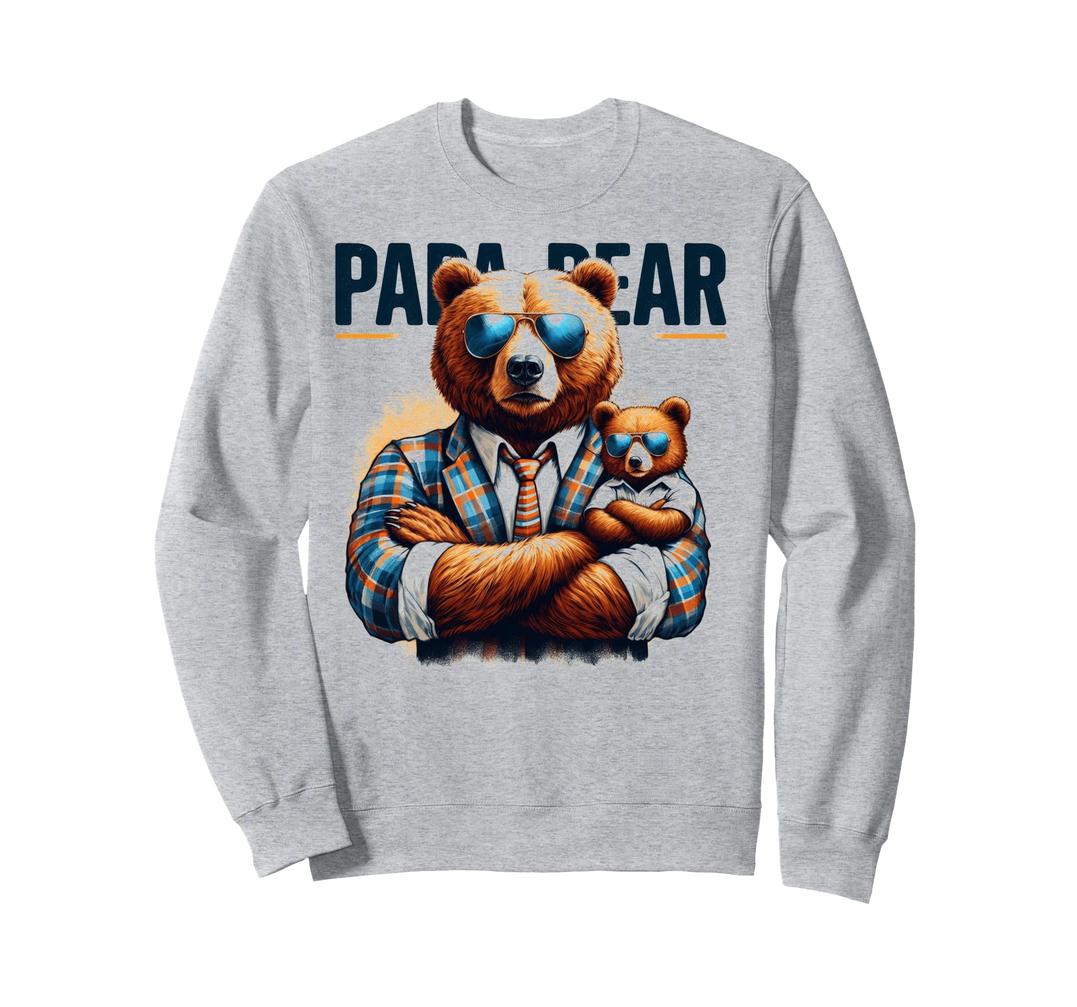 Papa Bear Funny Bears Animal Lover Sweatshirt - Custom Art Print Unisex - T-Shirt, Sweatshirt, Hoodie