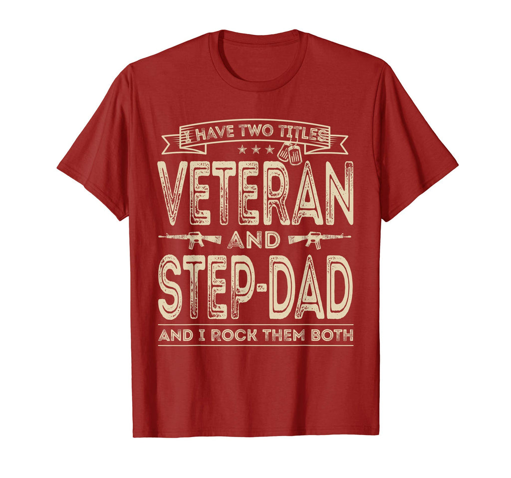 Mens I Have Two Titles Veteran And T-Shirt - Trendy Graphic for Adults - T-Shirt, Sweatshirt, Hoodie