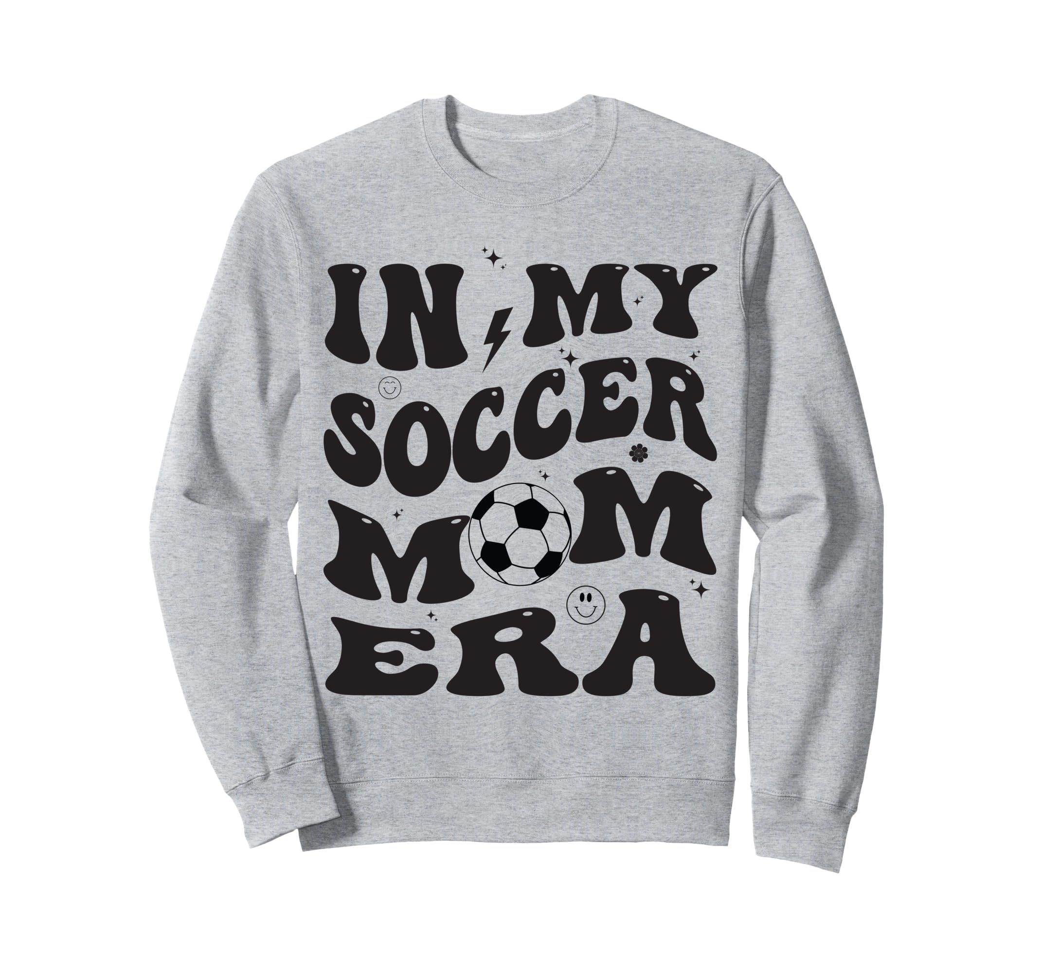 My Soccer Mom Era Groovy Sweatshirt - Graphic Print Men Women - T-Shirt, Sweatshirt, Hoodie