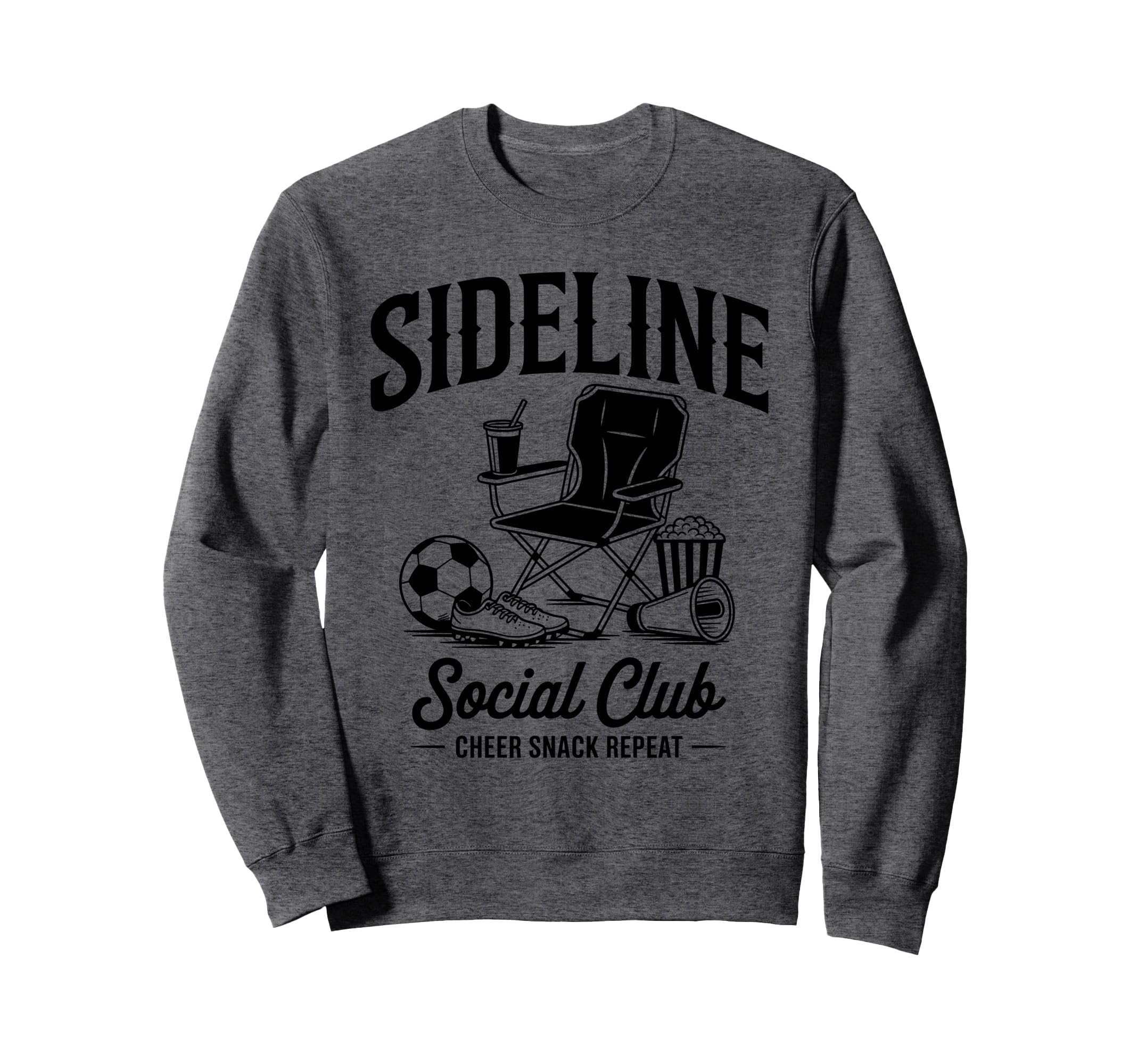 Sideline Social Club Grandma Sweatshirt - Minimalist Print for Adults - T-Shirt, Sweatshirt, Hoodie