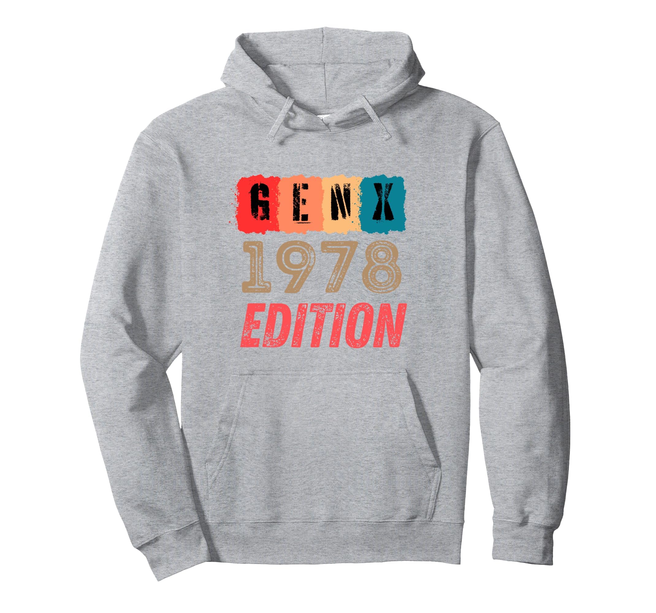Gen X 1978 Mom Dad Hoodie - Aesthetic Graphic for Adults - T-Shirt, Sweatshirt, Hoodie