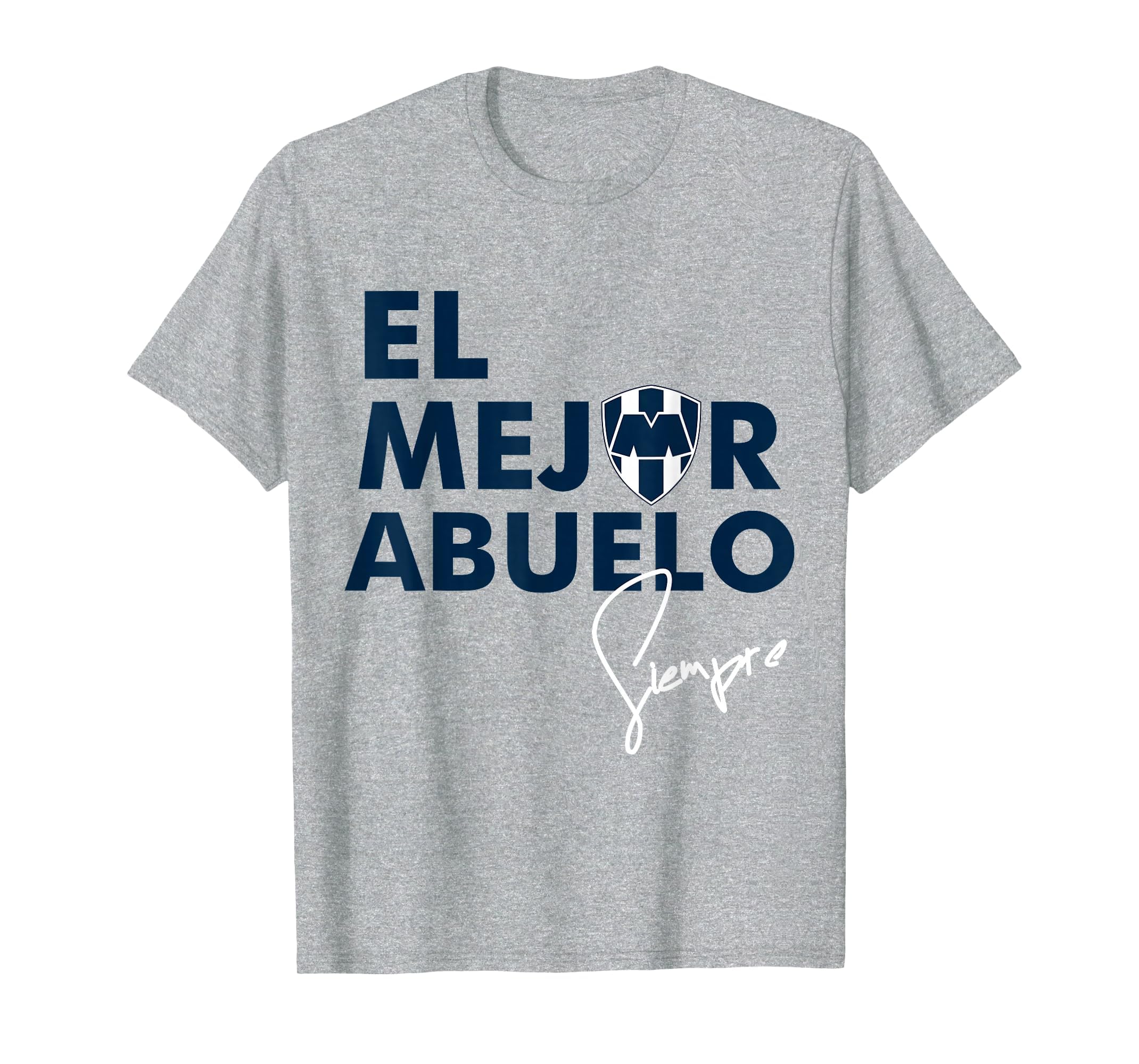 Monterrey Best Grandpa Striped Family Pride T-Shirt - Graphic Print Unisex - T-Shirt, Sweatshirt, Hoodie
